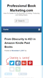 Mobile Screenshot of professionalbookmarketing.com